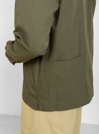 Zip Over Shirt Green by Garbstore by Couverture & The Garbstore