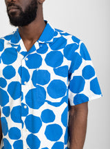 Slacker Shirt White & Blue by Garbstore | Couverture & The Garbstore
