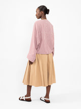 Crisp Prairie Skirt Tan by 7115 by Szeki | Couverture & The Garbstore