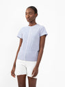 Sylvia T-Shirt Lilac & Blue by YMC | Couverture & The Garbstore