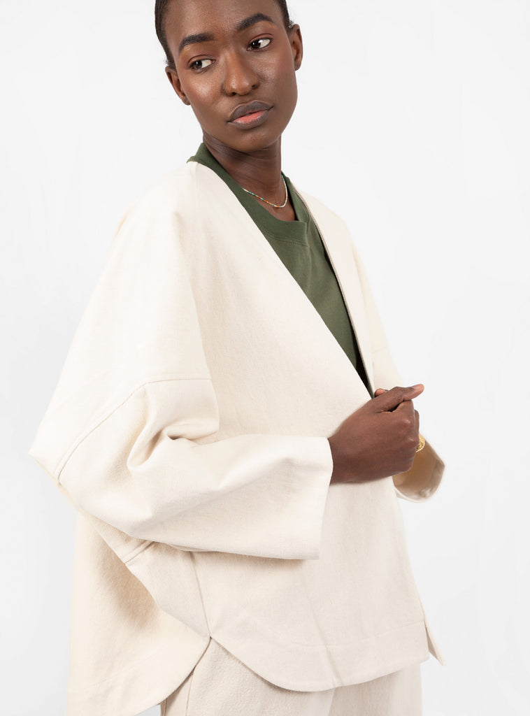 Lantern Sleeves Jacket Off White by 7115 by Szeki | Couverture & The Garbstore