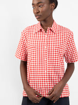 Vegas Short Sleeve Shirt Ecru & Red by YMC | Couverture & The Garbstore
