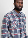 Big Plaid Classic Shirt Navy Teal and Red by Engineered Garments by Couverture & The Garbstore