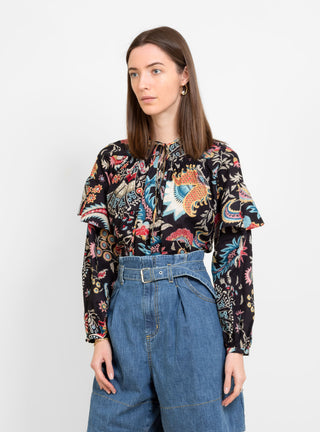 Willow Top Tapestry Floral Black by Rachel Comey | Couverture & The Garbstore