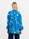Tanny Blouse Blue Ficus by Christian Wijnants | Couverture & The Garbstore