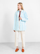 Ashley Shirt Blue Stripe by Rejina Pyo | Couverture & The Garbstore