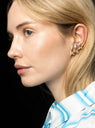 Silver Bold Ear Cuff No3 by Saskia Diez | Couverture & The Garbstore
