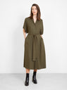Mandarin Dress Olive Green by 7115 by Szeki | Couverture & The Garbstore