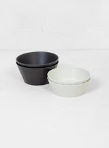Alfresco Bowl Set of 4 Black & White by Kinto | Couverture & The Garbstore