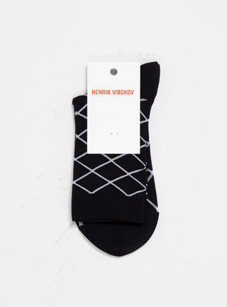Checked Socks Femme Black by Henrik Vibskov by Couverture & The Garbstore