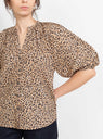 Mitte Top Leopard Print by Apiece Apart by Couverture & The Garbstore