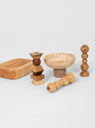 Totem Candlestick Mixed Wood by OROS | Couverture & The Garbstore