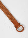 Woven Leather Belt Tan by Dragon Diffusion | Couverture & The Garbstore