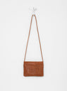 Pochette Bali Large Woven Leather Bag Tan by Dragon Diffusion | Couverture & The Garbstore