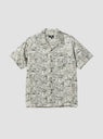 Croc Pattern Silk Shirt Tan by Stüssy | Couverture & The Garbstore