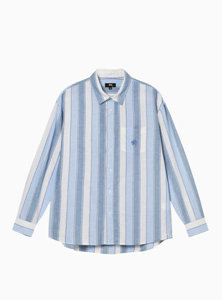 Wide Striped Shirt Blue by Stüssy | Couverture & The Garbstore