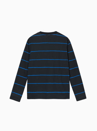 Hand Drawn Stripe Long Sleeve Crew Black by Stüssy by Couverture & The Garbstore