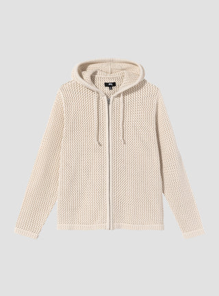 Mesh Zip Hood Natural by Stüssy | Couverture & The Garbstore