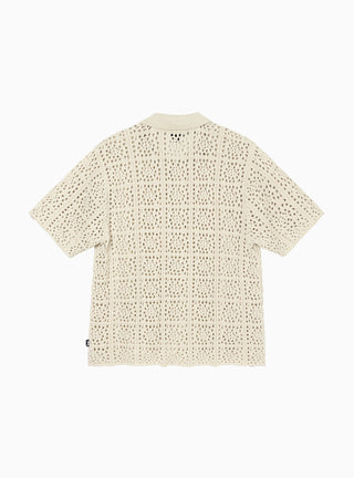 Crochet Shirt Natural by Stüssy | Couverture & The Garbstore