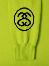 SS Link Sweater Lime Green by Stüssy | Couverture & The Garbstore
