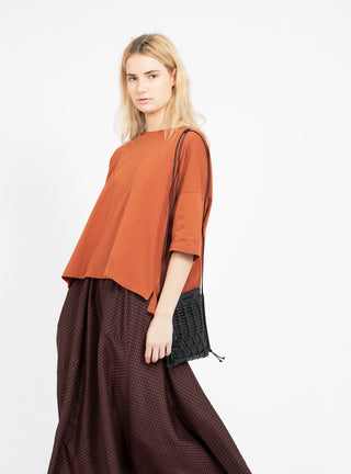 Slouch Side Step T-Shirt Redwood by Bassike | Couverture & The Garbstore