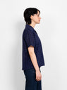 Vegas Shirt Navy Broderie Navy by YMC by Couverture & The Garbstore