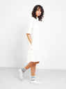 Luna Dress White by YMC | Couverture & The Garbstore