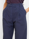 Market Trousers Navy Seersucker by YMC | Couverture & The Garbstore