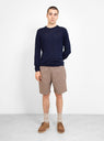 Raffo Compact Cotton Jumper Dark Navy by Norse Projects | Couverture & The Garbstore