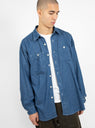 Denim Work Shirt Blue by Engineered Garments by Couverture & The Garbstore