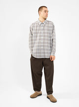 Alva Skate Trousers Brown & Black Gingham by YMC | Couverture & The Garbstore