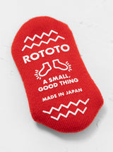 Pile Socks Slippers Red by ROTOTO | Couverture & The Garbstore