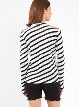 Tad Top Stripe Black & White by Christian Wijnants | Couverture & The Garbstore