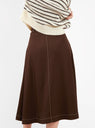 Blake Skirt Brown by Rejina Pyo by Couverture & The Garbstore