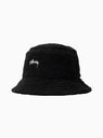 Sherpa Bucket Hat Black by Stüssy | Couverture & The Garbstore