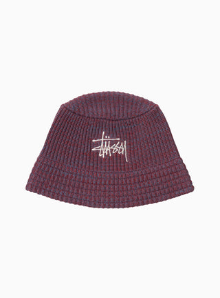 Mixed Yarn Knit Bucket Hat Navy by Stüssy | Couverture & The Garbstore