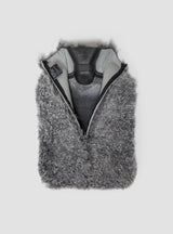 Sheepskin Hot Water Bottle Light Grey by Natures Collection | Couverture & The Garbstore