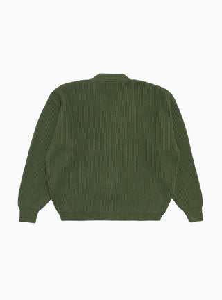 Beacon Cardigan Moss Green by The English Difference | Couverture & The Garbstore