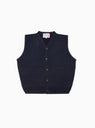 Kendrew Vest Navy by The English Difference by Couverture & The Garbstore