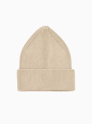 Cuff Beanie Oat Beige by The English Difference | Couverture & The Garbstore