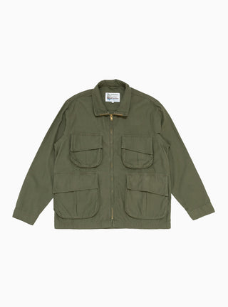 Sangas 2nd Pattern Shirt Olive Green by Garbstore | Couverture & The Garbstore