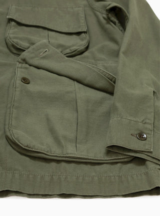 Sangas 2nd Pattern Shirt Olive Green by Garbstore by Couverture & The Garbstore