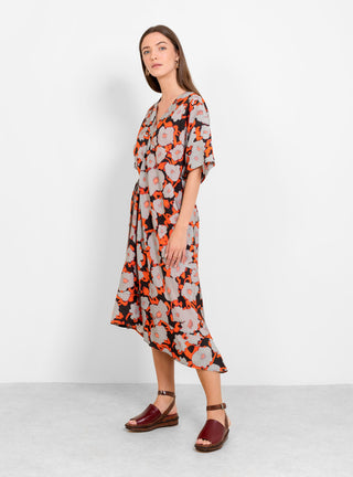 Dimbanin Dress Poppy Fire by Christian Wijnants by Couverture & The Garbstore
