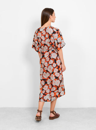 Dimbanin Dress Poppy Fire by Christian Wijnants by Couverture & The Garbstore