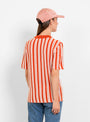 Kana Knitted Top Rose Fire Stripe by Christian Wijnants | Couverture & The Garbstore