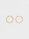 Senorita 20 Hoop Earrings Gold by Maria Black by Couverture & The Garbstore