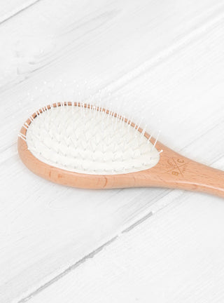 Small Wooden Detangling Brush by Bachca by Couverture & The Garbstore