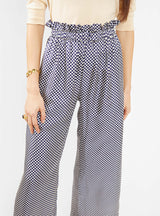 Libra Trousers Navy & Cream by Shrimps | Couverture & The Garbstore