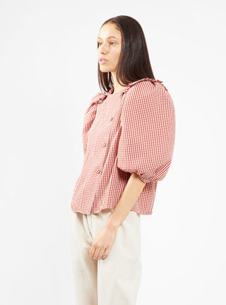 Brooke Top Red & Cream by Shrimps | Couverture & The Garbstore