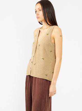 Sundew Vest Tan by Meadows by Couverture & The Garbstore